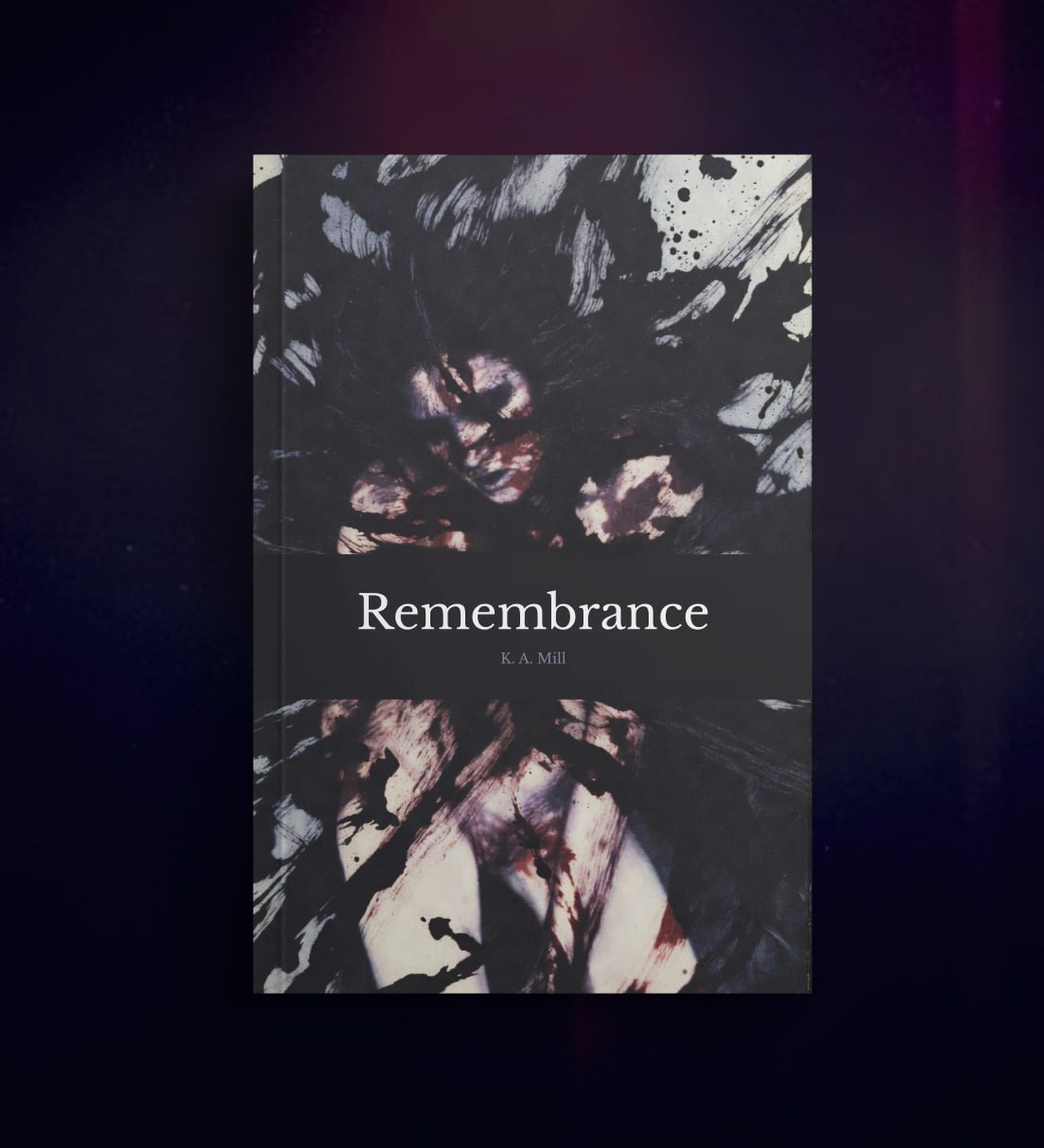 Remembrance by K. A. Mill — book cover showing dark atmospheric horror novel